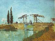 Vincent Van Gogh Bridge at Arles oil painting reproduction